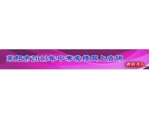 2013年莱阳中考成绩查询系统http://www.jiaodong.net/laiyang/
