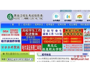 2013黑龙江高考录取查询网www.lzk.hl.cn